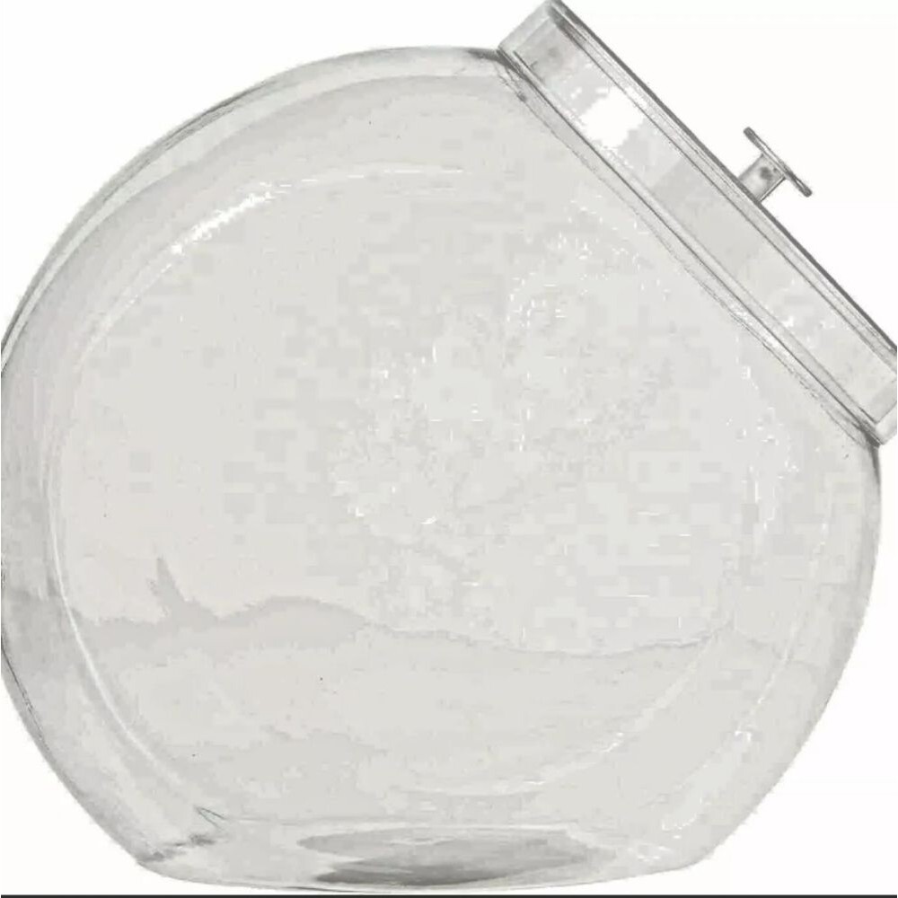 Caterer's Corner Clear Plastic Candy Jar with Lid  80 oz. - Picture 6 of 8